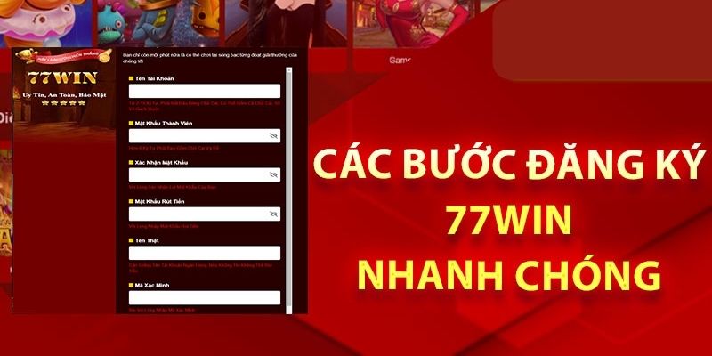 Tham khảo quy trình đăng ký thể thao 77Win đơn giản